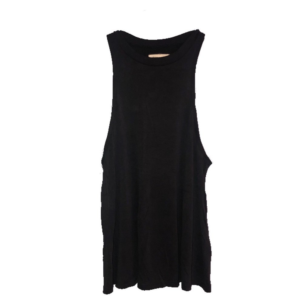 Urban Outfitters grey high neck flowy tank top